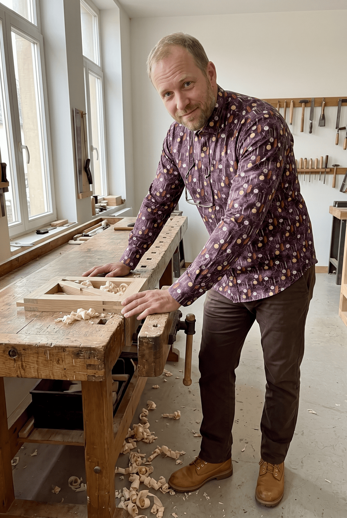 Vintage Tools of the Trade Print Shirt - Claudio Lugli Shirts