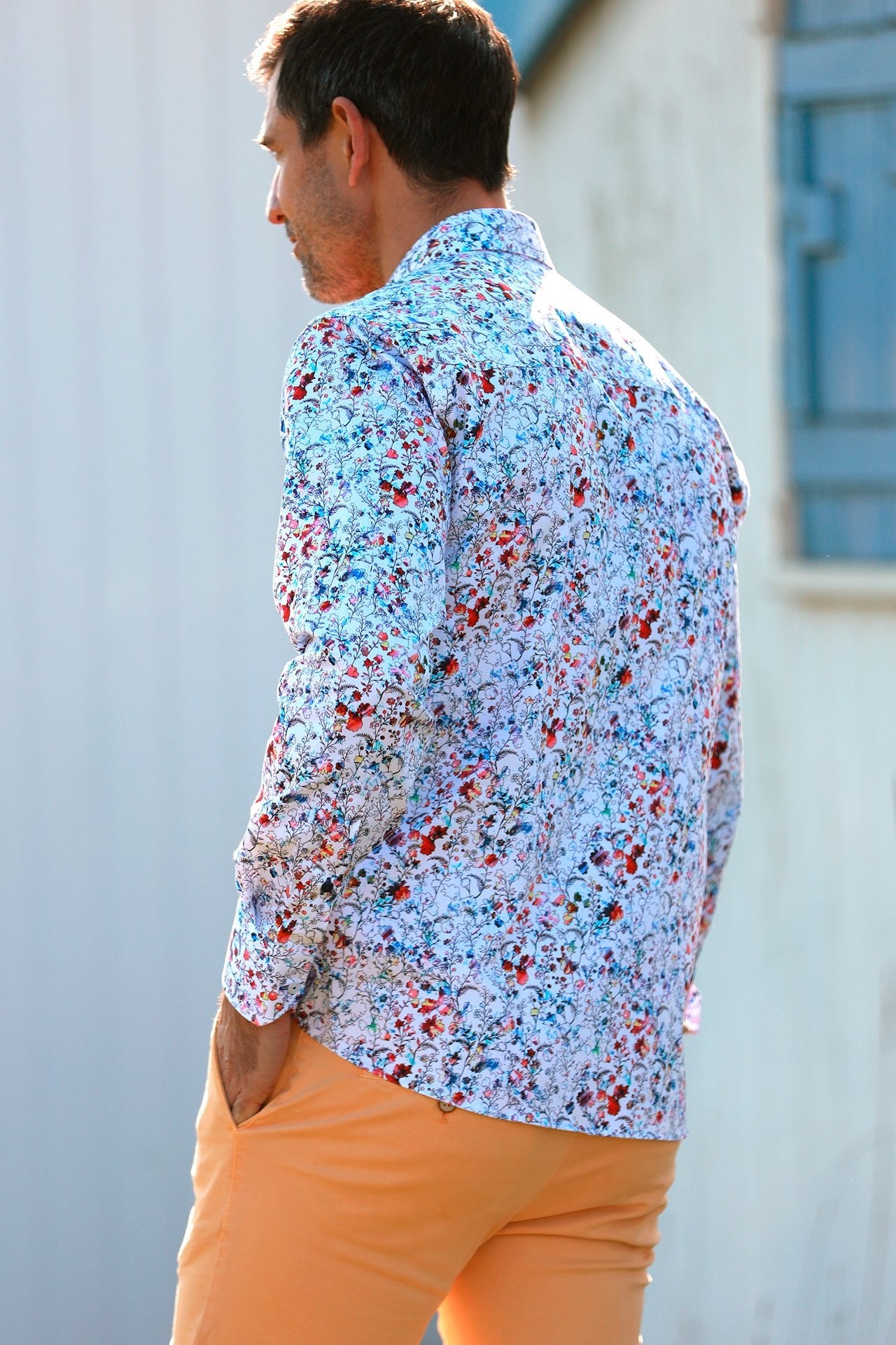 WILD BLOOM PRINT SHIRT - Premium Men's Patterned Shirt by Claudio Lugli | Bold Design, Tailored Fit, Best Printed Shirts