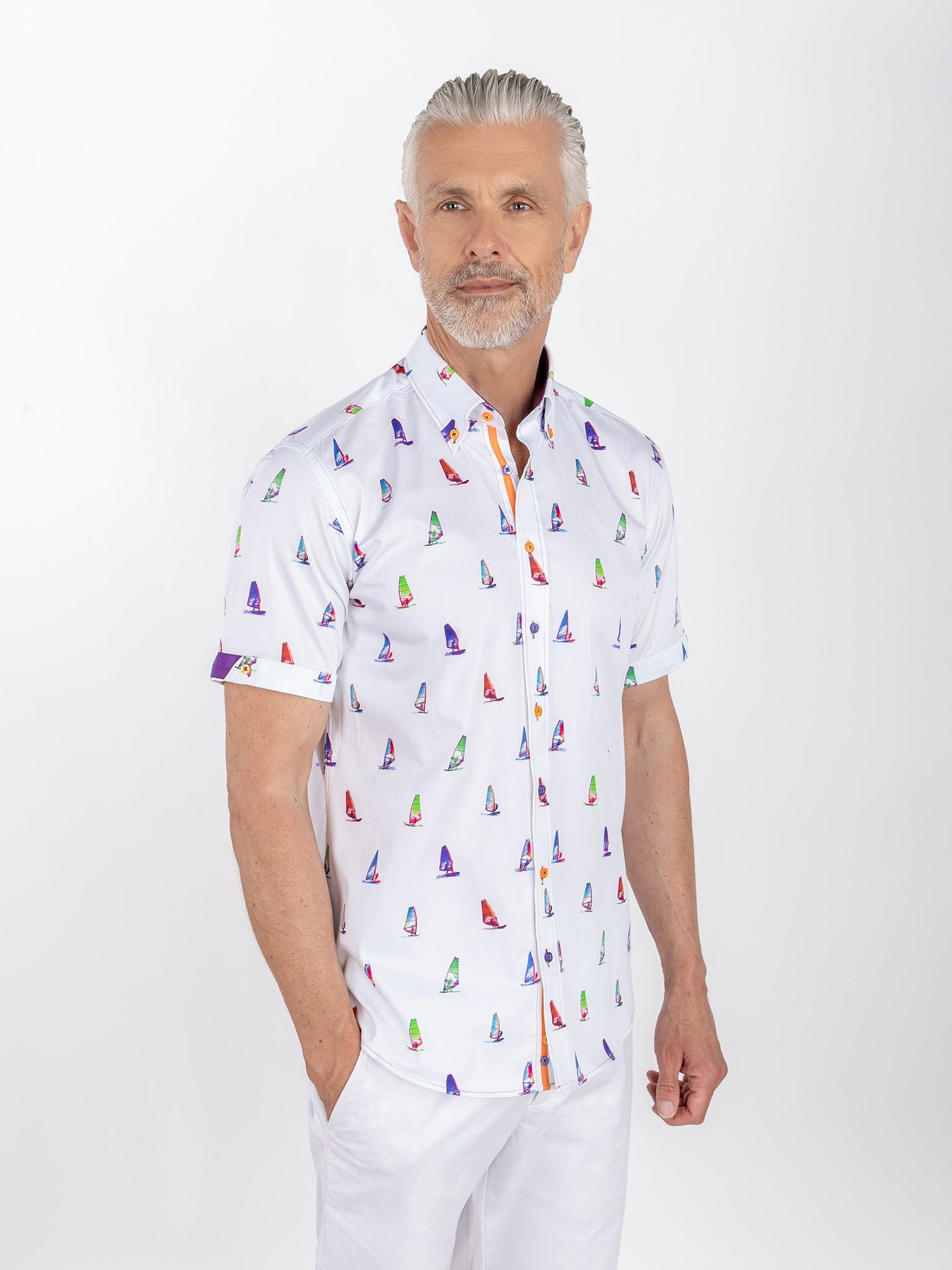 WINDSURF PRINTED SHORT SLEEVE - Claudio Lugli Shirts
