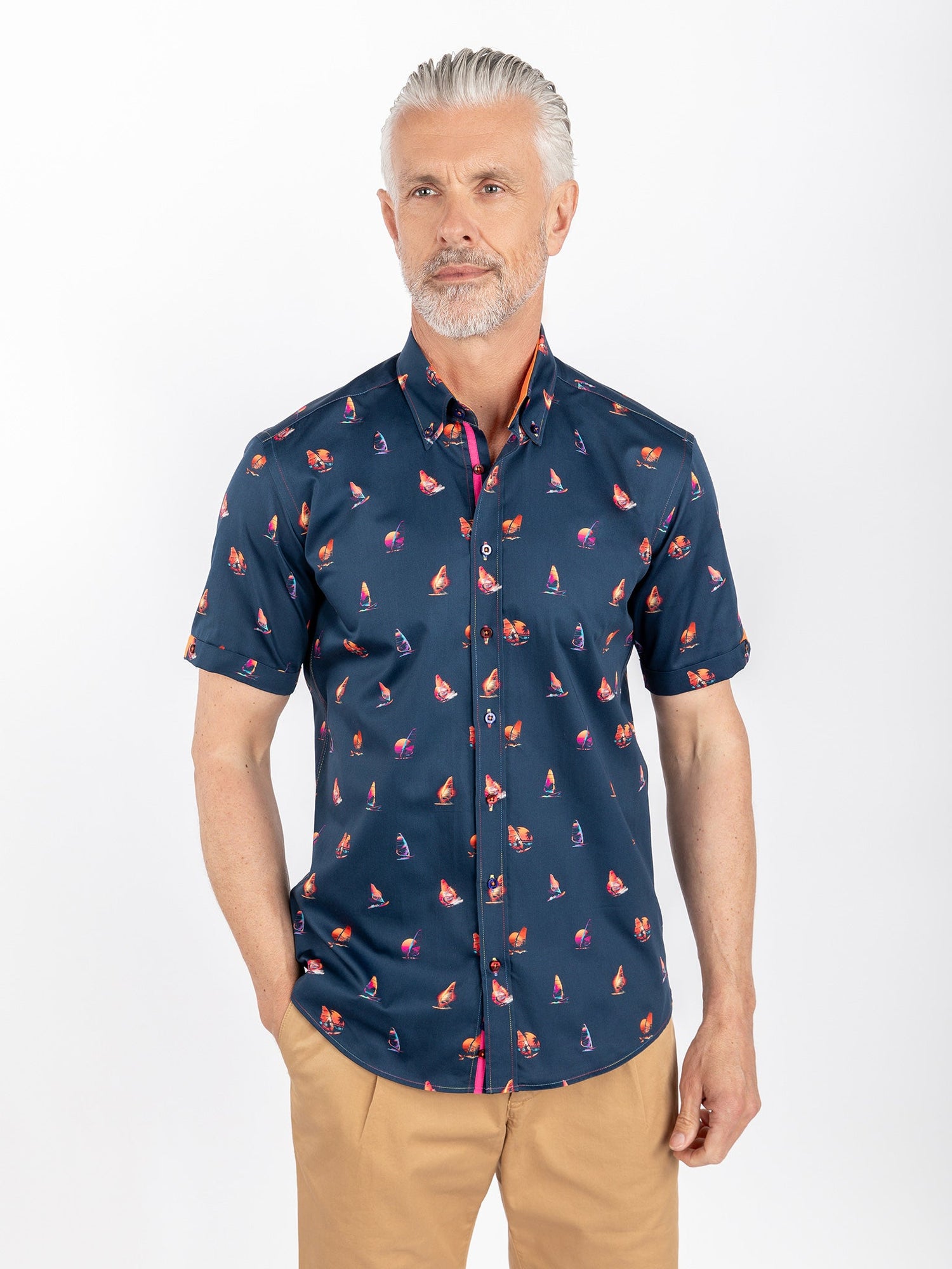 WINDSURF PRINTED SHORT SLEEVE - Claudio Lugli Shirts