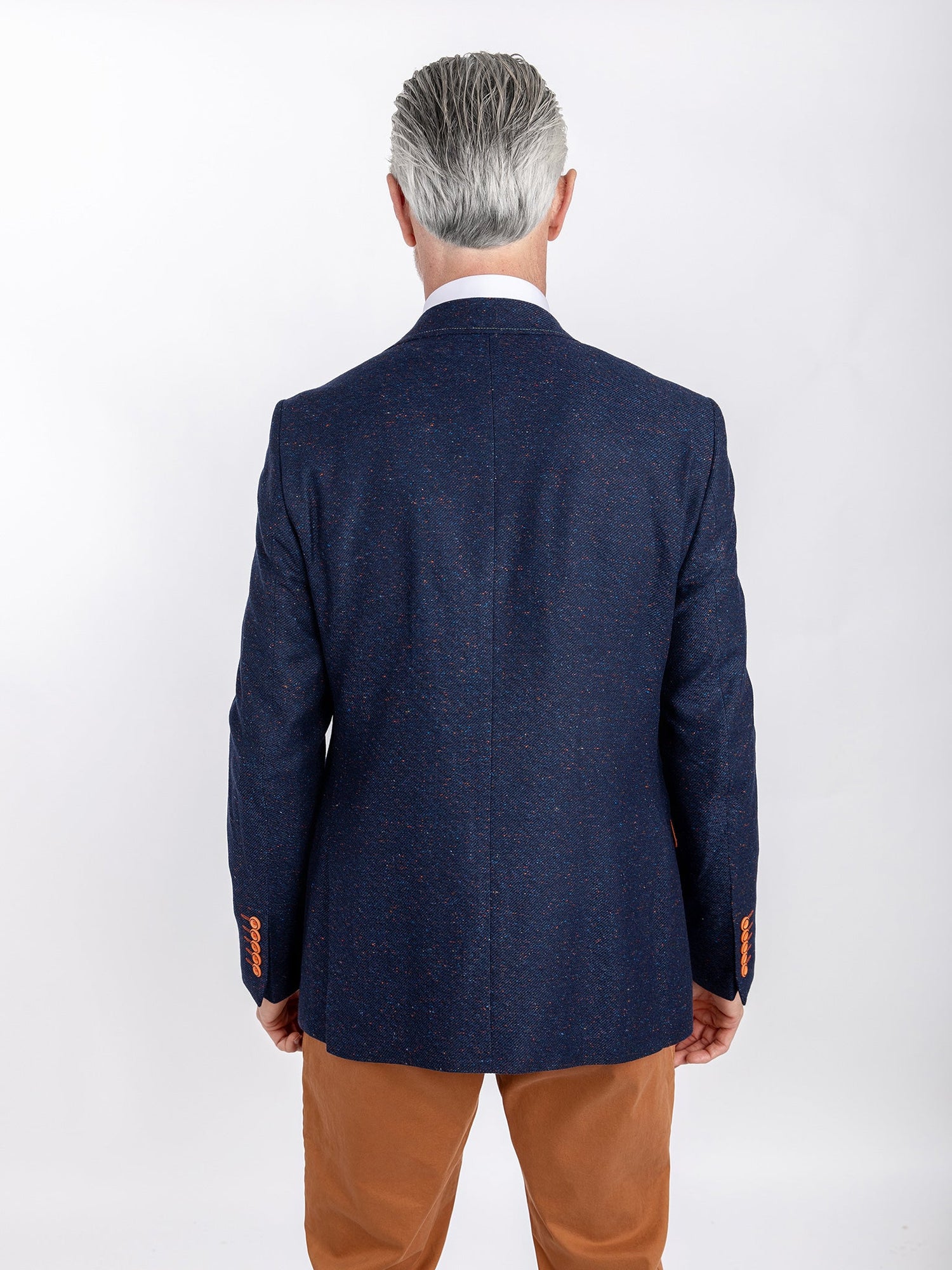 WOOL FLECKED JACKET - Claudio Lugli Shirts