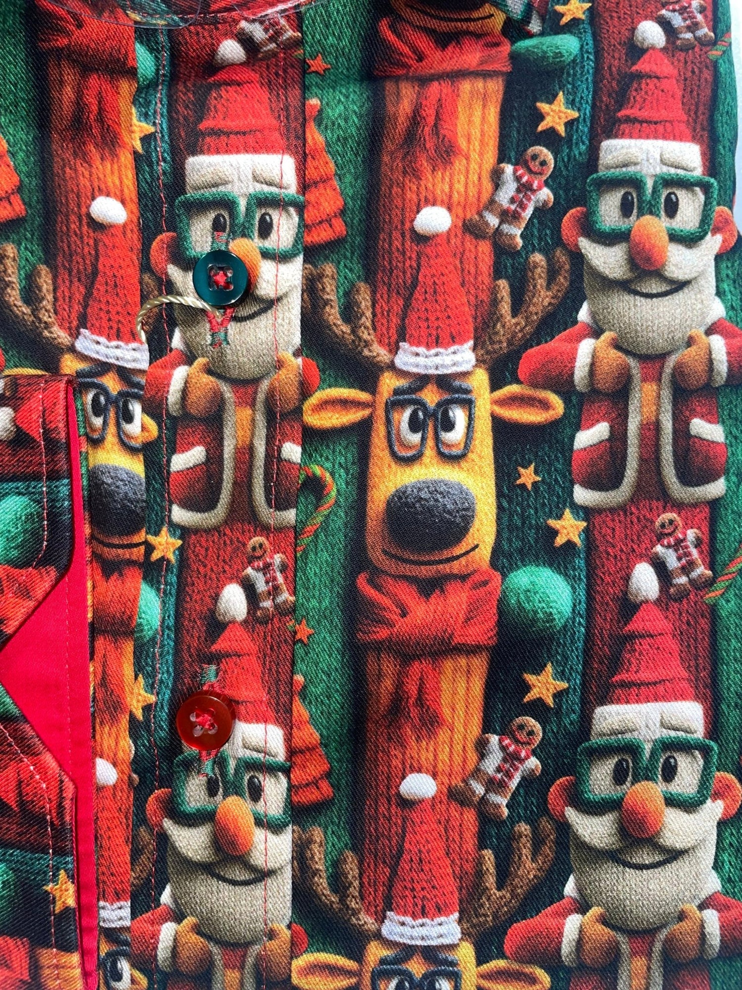 WOOLLY WONDERLAND PRINT SHIRT - Claudio Lugli Shirts