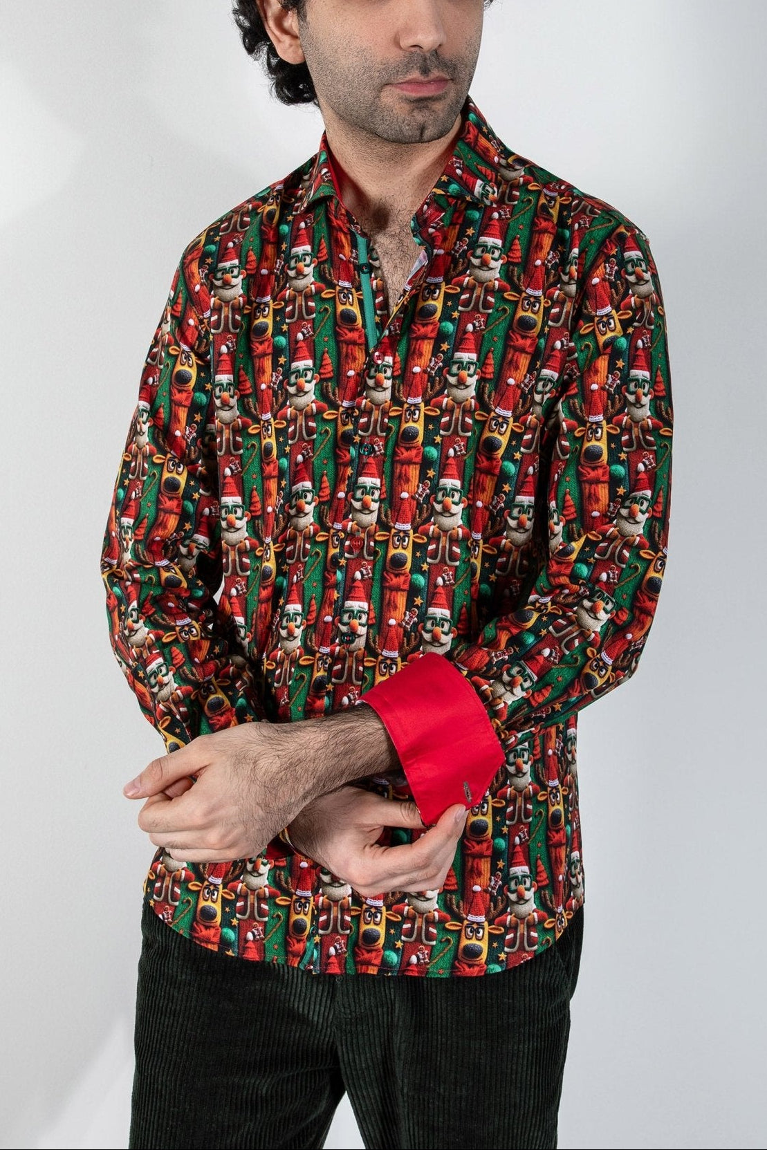 WOOLLY WONDERLAND PRINT SHIRT - Claudio Lugli Shirts