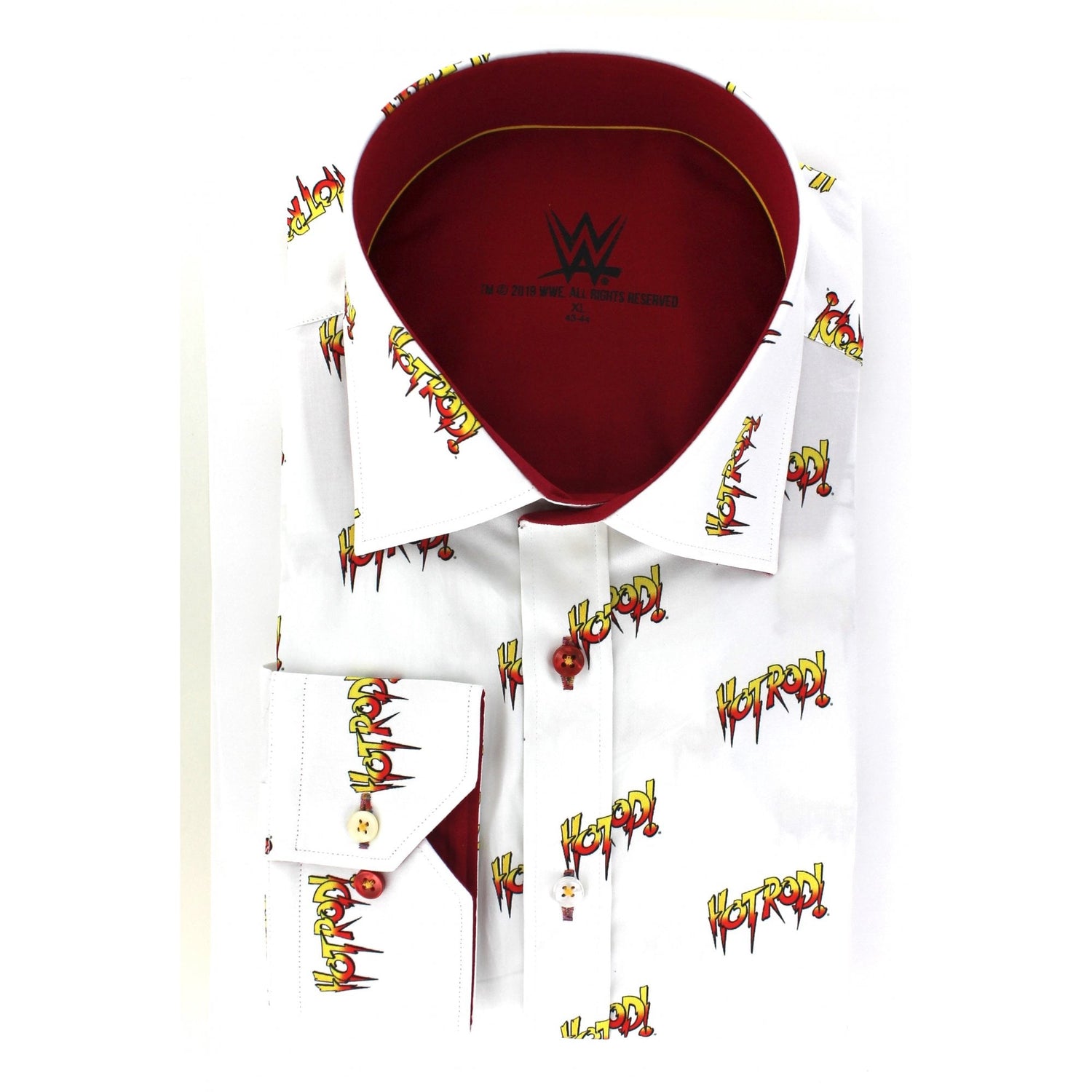 WWE: HOT ROD ROWDY RODDY PIPER PRINT SHIRT - Premium Men's Patterned Shirt by Claudio Lugli | Bold Design, Tailored Fit, Best Printed Shirts