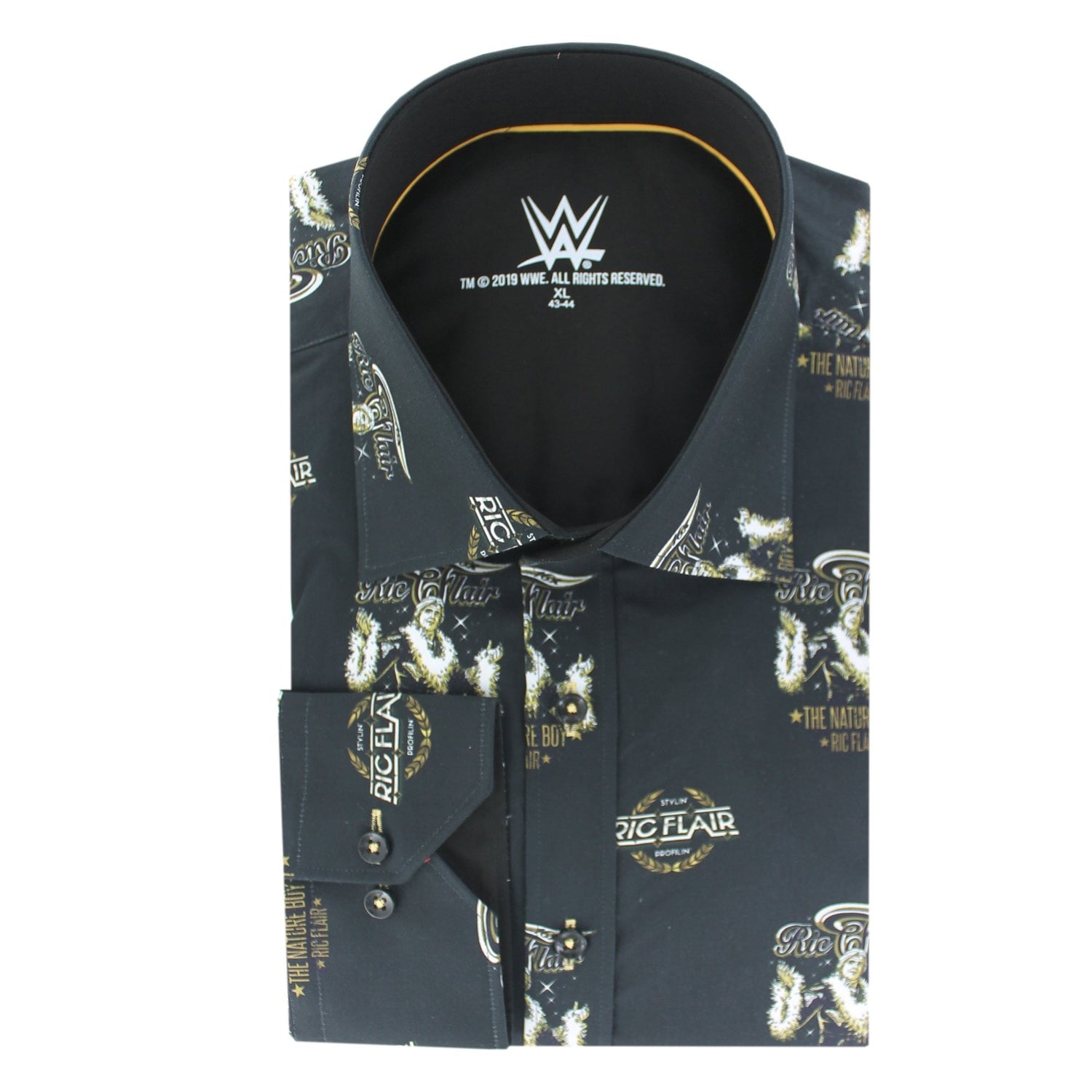 WWE: RIC FLAIR ICON PRINT SHIRT - Premium Men's Patterned Shirt by Claudio Lugli | Bold Design, Tailored Fit, Best Printed Shirts