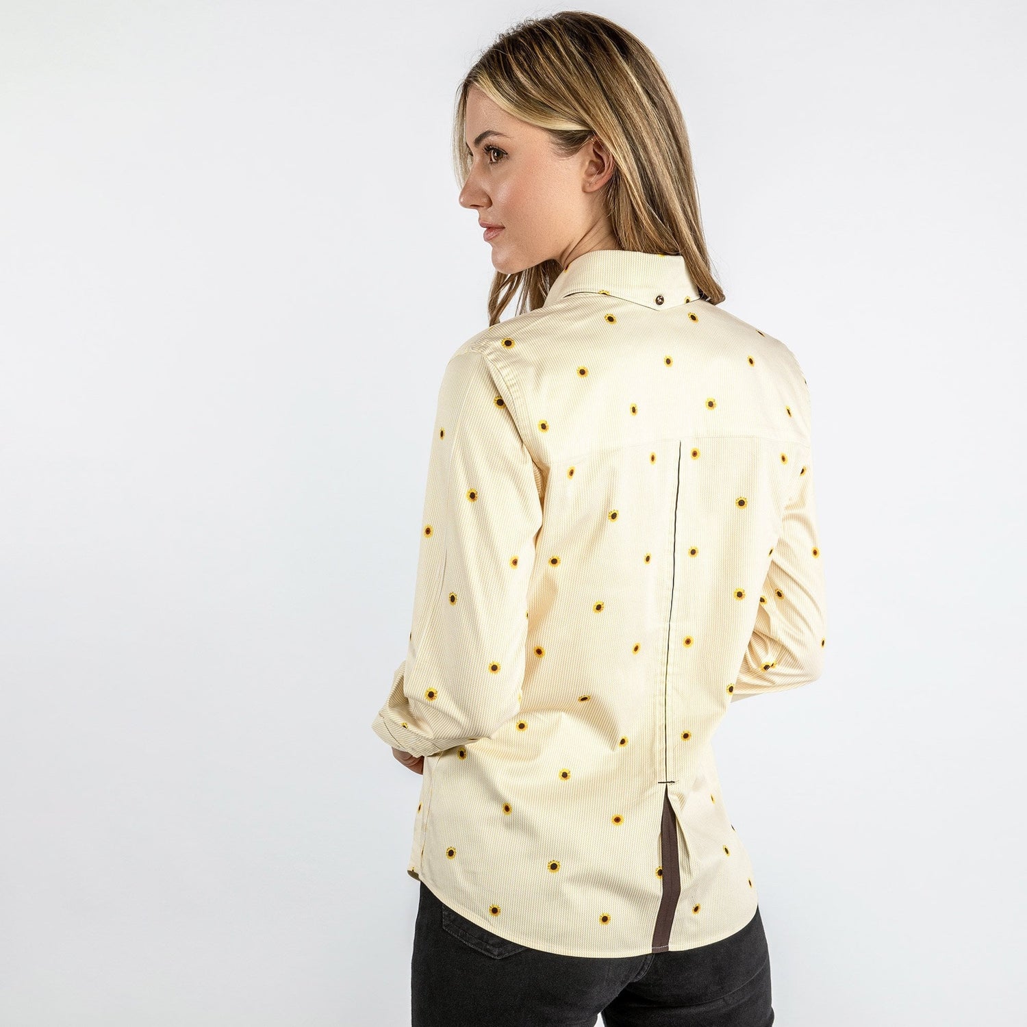 ZIGZAG SUNFLOWER WOMENS PRINT SHIRT - Premium Men's Patterned Shirt by Claudio Lugli | Bold Design, Tailored Fit, Best Printed Shirts