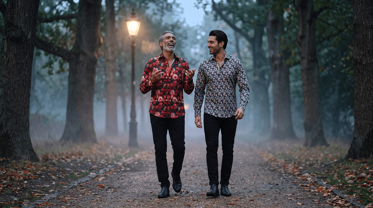 Autumn Equinox: Why Dark Florals Own the Season - Claudio Lugli Shirts