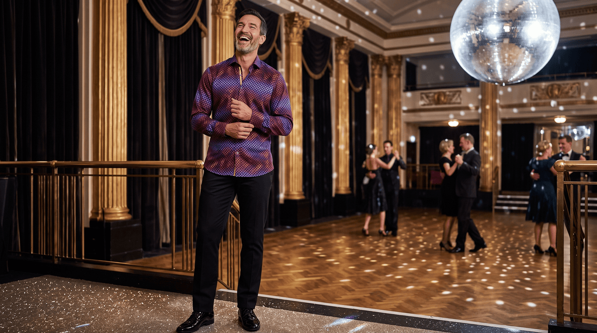 Glitterball Season: Party Shirts for Men Who Will Not Wear Sequins - Claudio Lugli Shirts