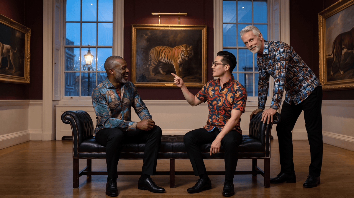 Predator Prints for the Dark Season: Leopard and Tiger, Done Properly - Claudio Lugli Shirts