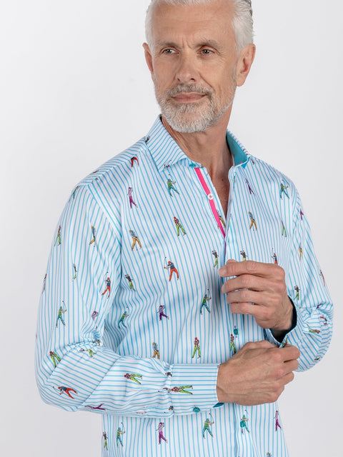 The Open at Royal Birkdale: How to Wear the Golf Print This July - Claudio Lugli Shirts