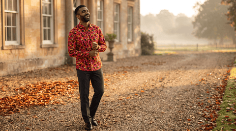 What to Wear to an Autumn Wedding: The Dark Print Guest Edit - Claudio Lugli Shirts