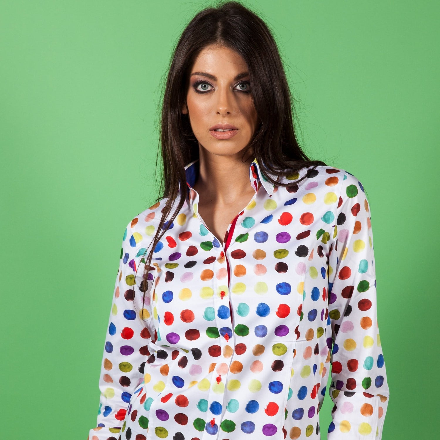 WATERCOLOUR PAINT SPLASH WOMENS SHIRT