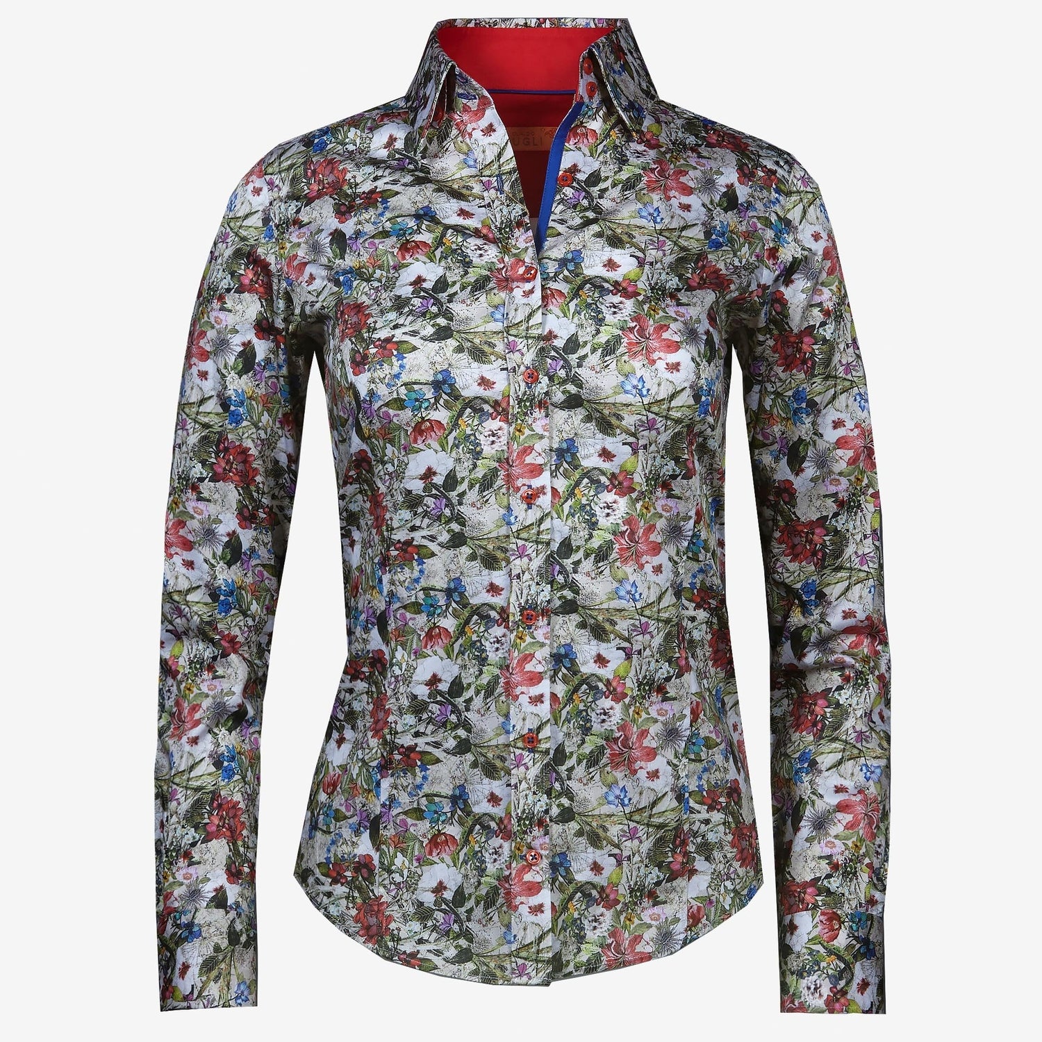 ELIZABETH FLORAL WOMENS PRINT SHIRT