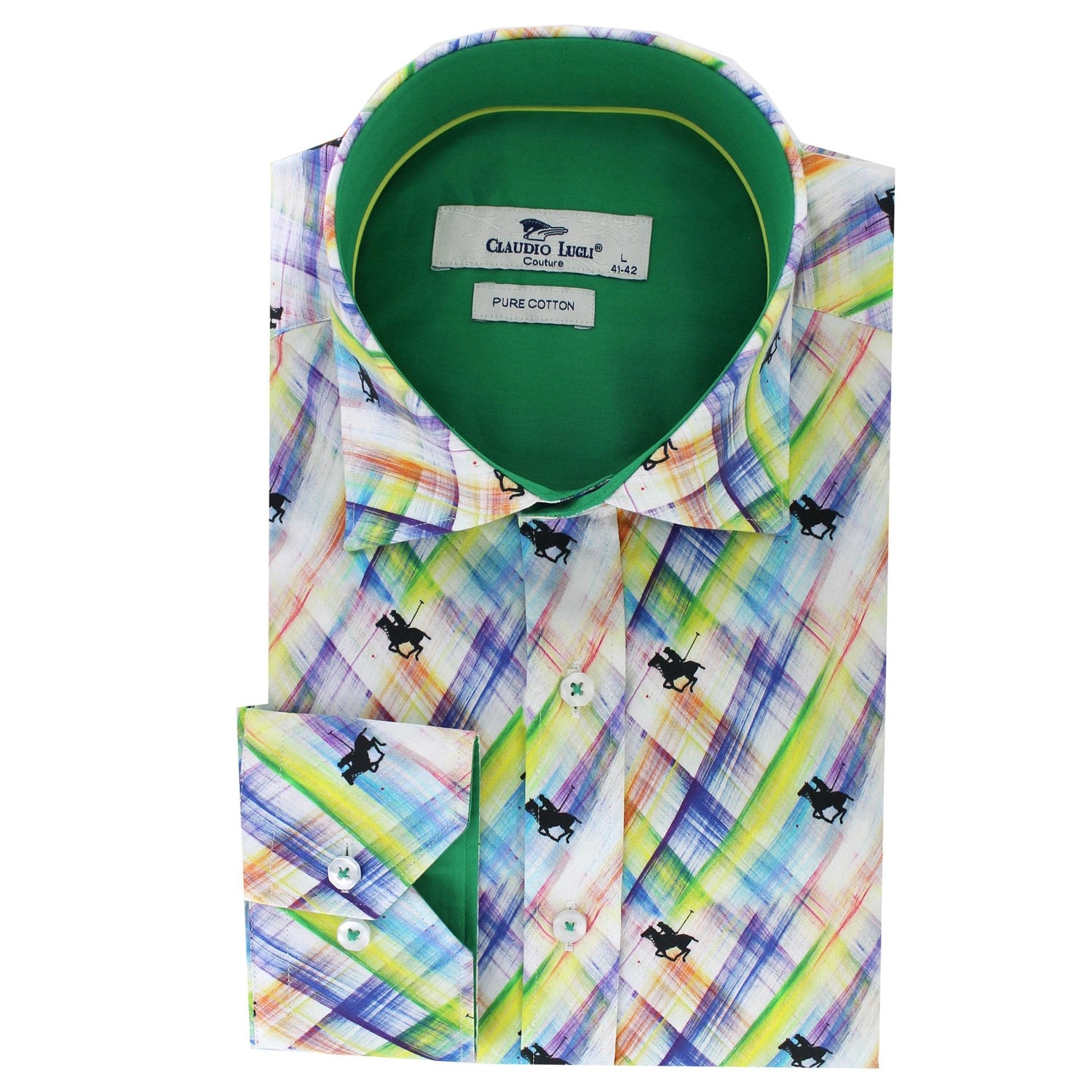 POLO RIDER PRINT SHIRT