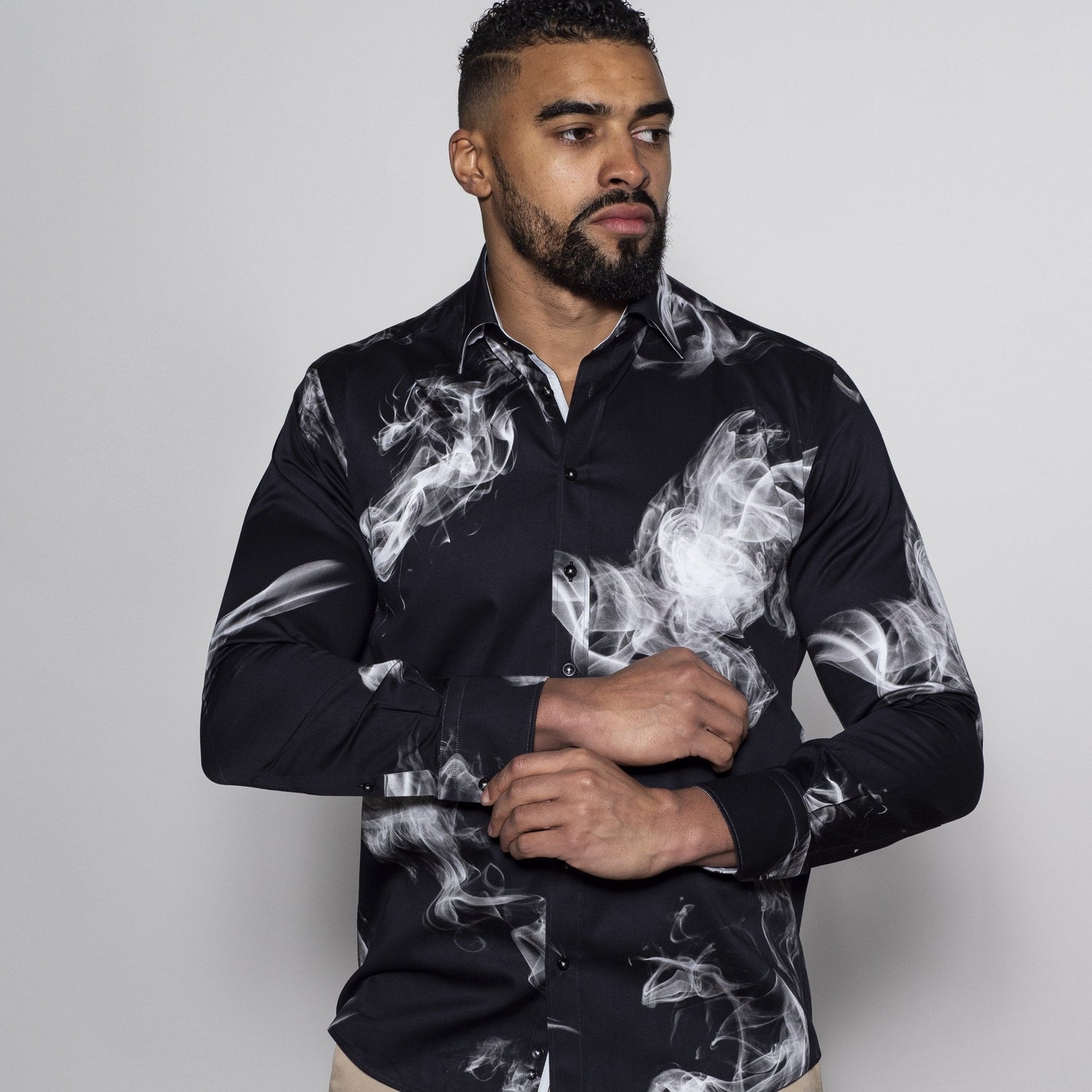 PRE-ORDER - SMOKE PRINT SHIRT