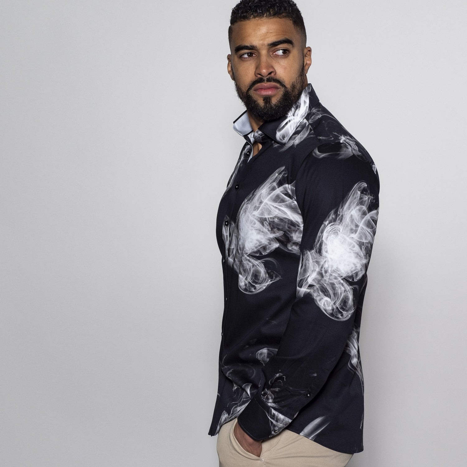 PRE-ORDER - SMOKE PRINT SHIRT