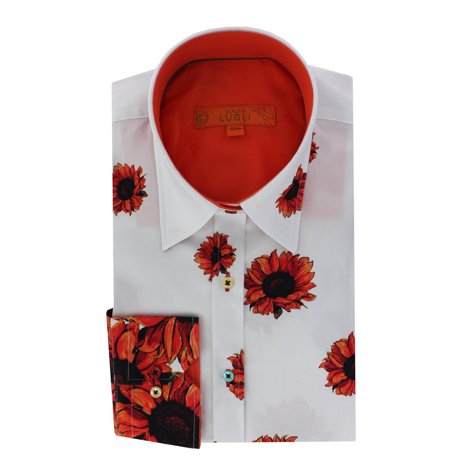 SUNFLOWER PRINT WOMENS SHIRT