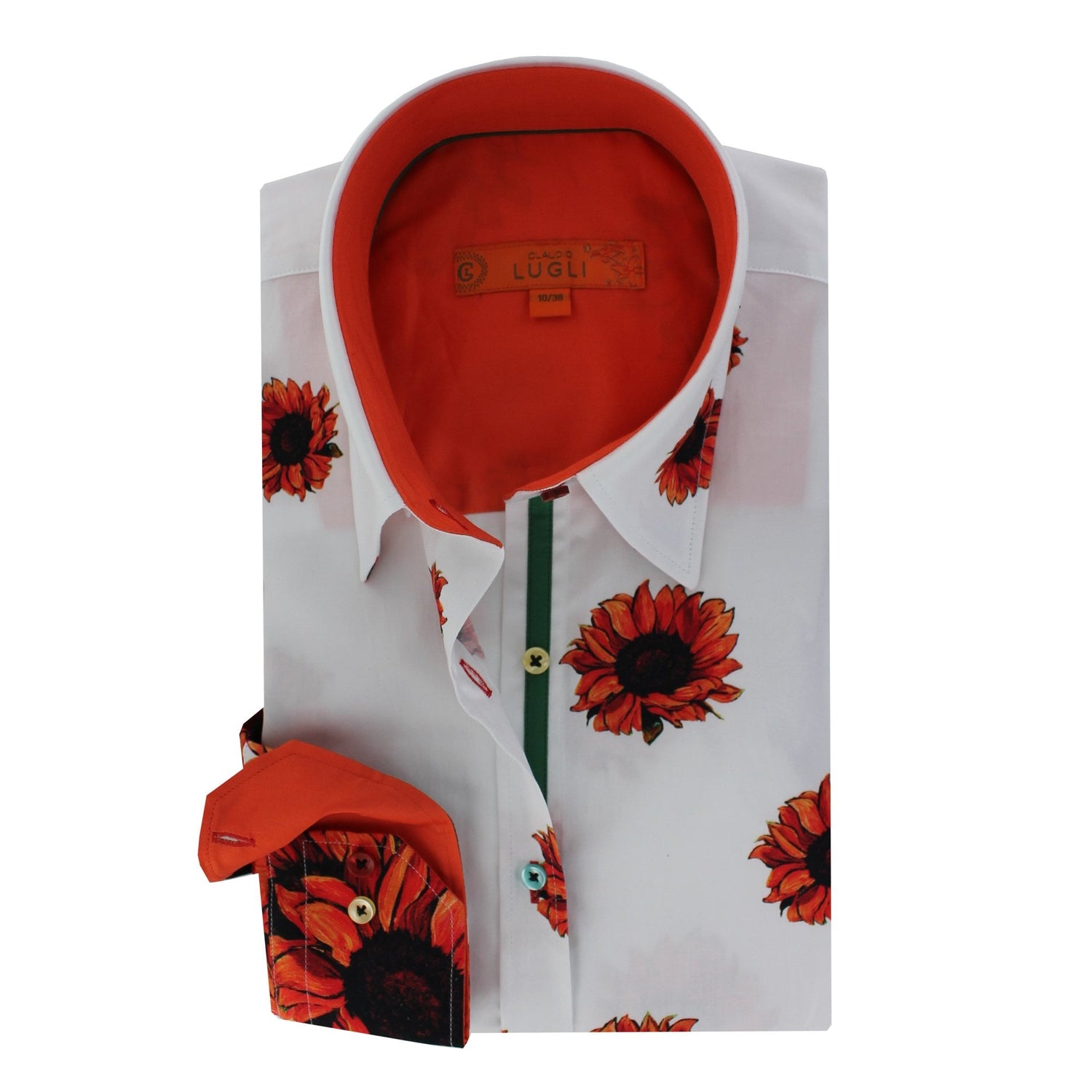 SUNFLOWER PRINT WOMENS SHIRT