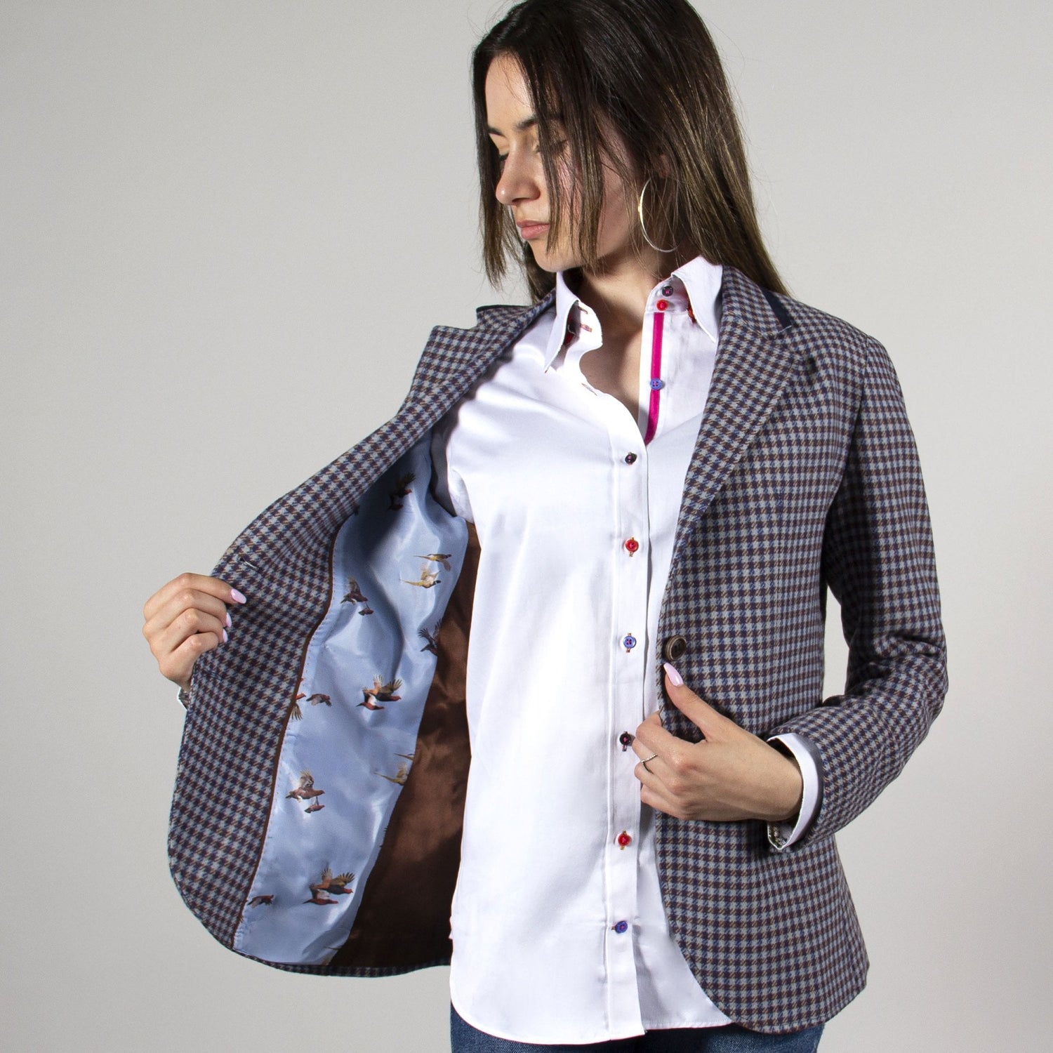 CALIFORNIA DOGTOOTH WOMENS JACKET