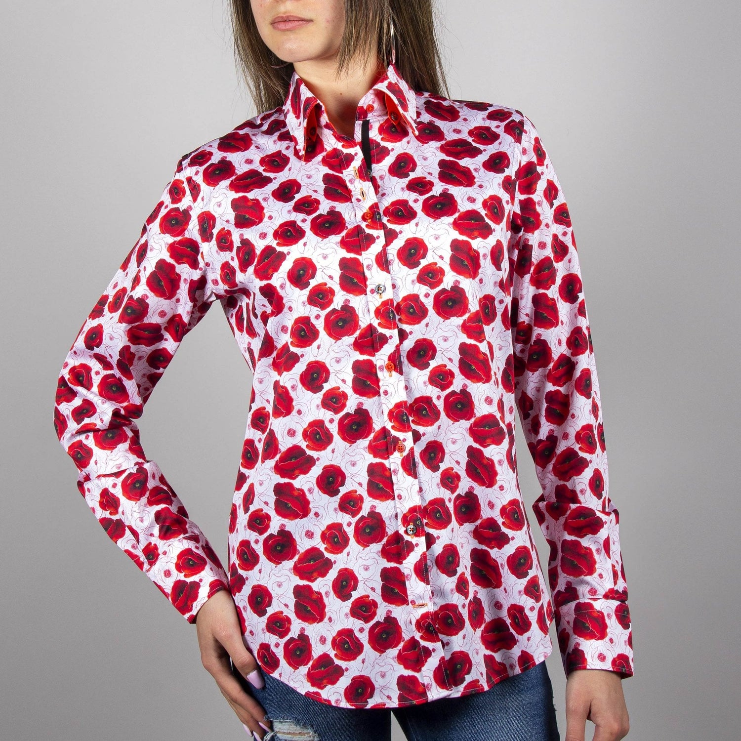 REMEMBRANCE POPPY WOMENS SHIRT