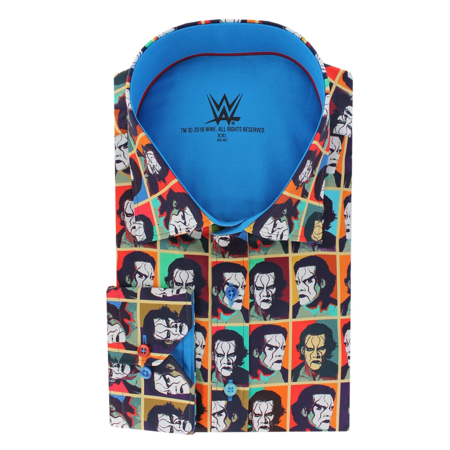 WWE: STING POP ART PRINT SHIRT