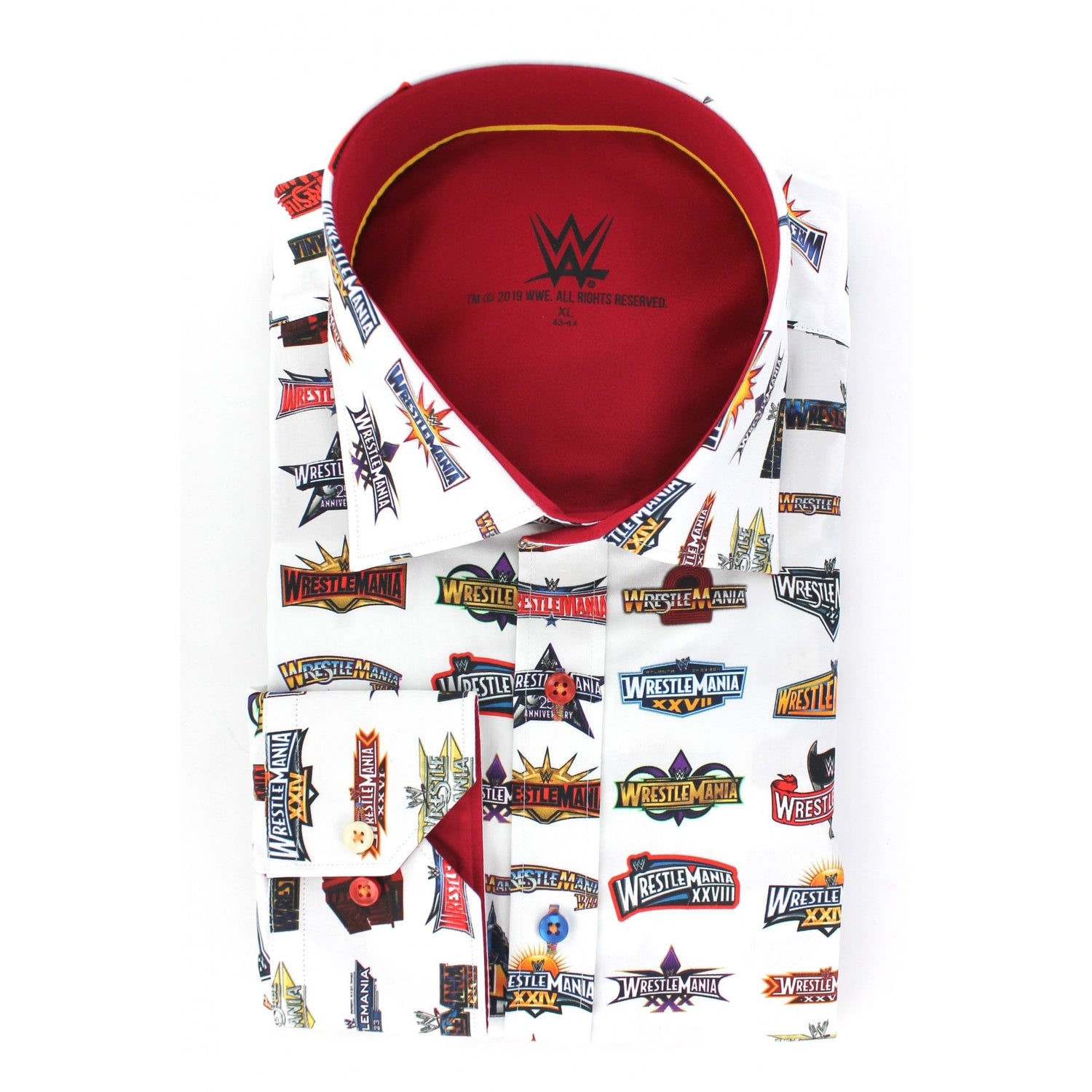 WWE: WRESTLEMANIA LOGO PRINT SHIRT