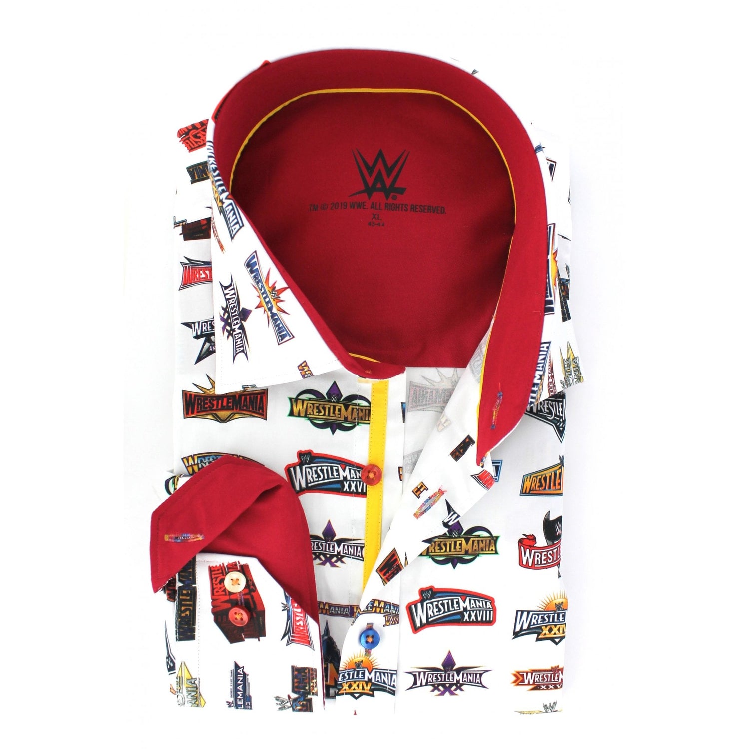 WWE: WRESTLEMANIA LOGO PRINT SHIRT