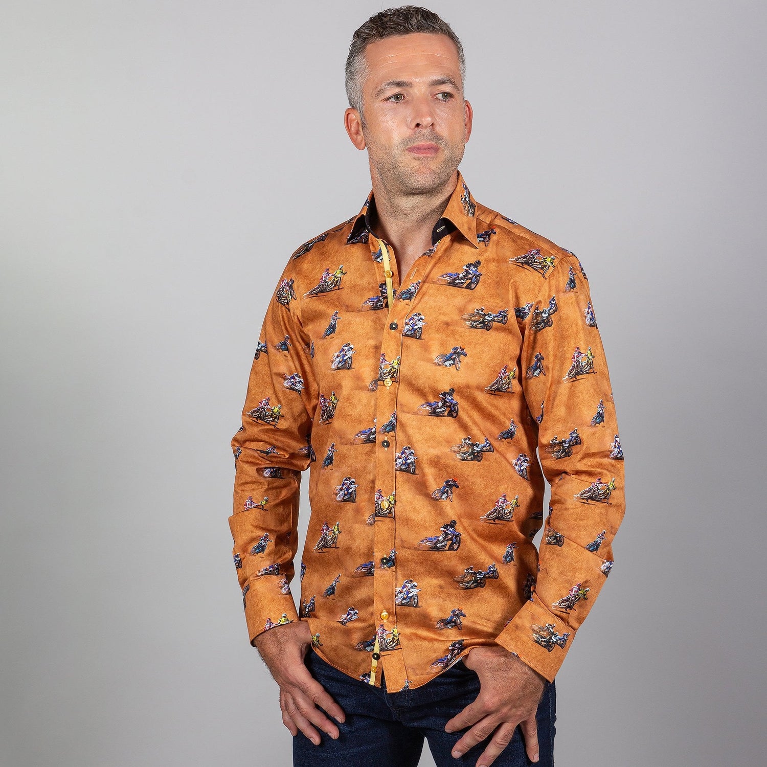 KING OF CLAY SPEEDWAY PRINT SHIRT