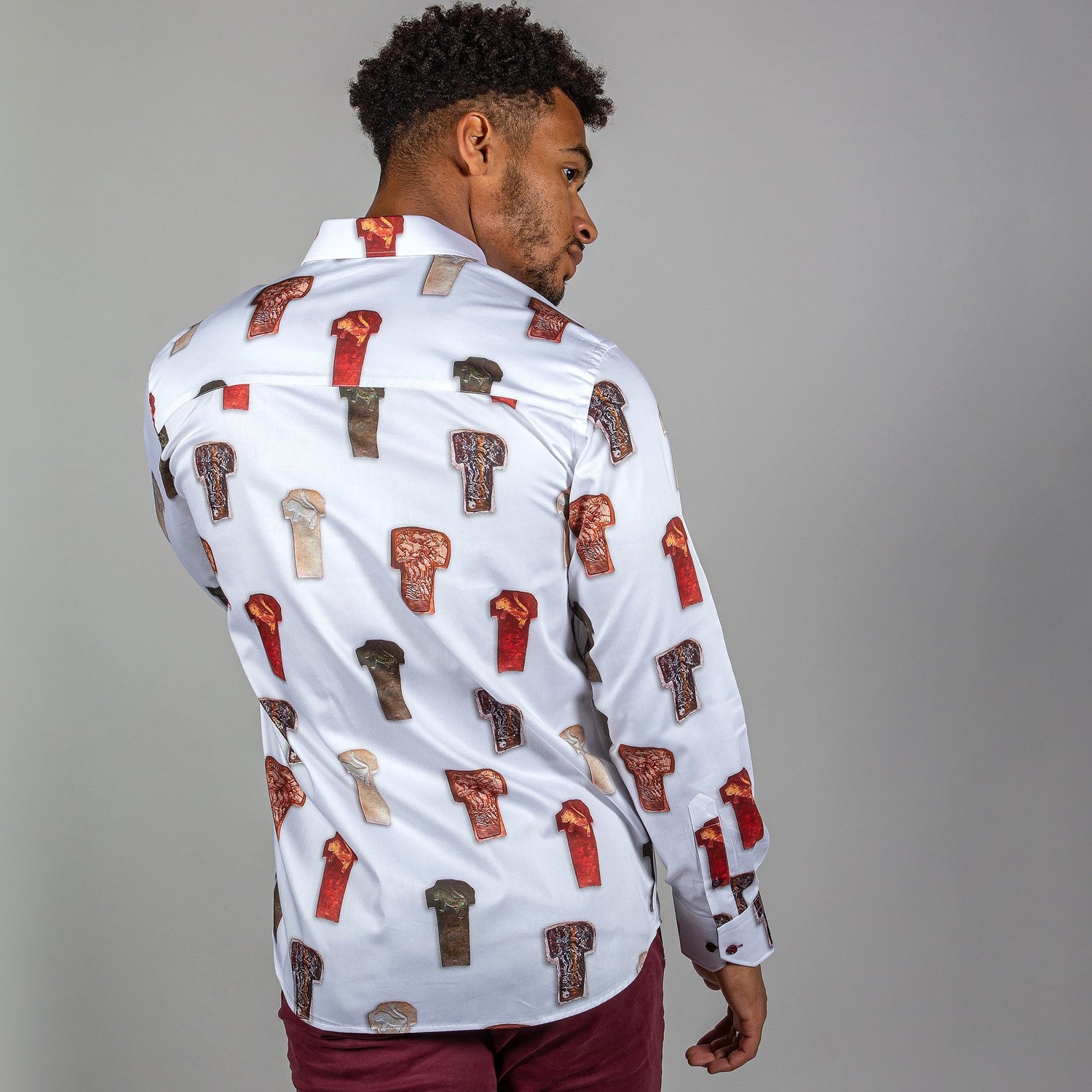 ANCIENT ARTIFACTS PRINT SHIRT