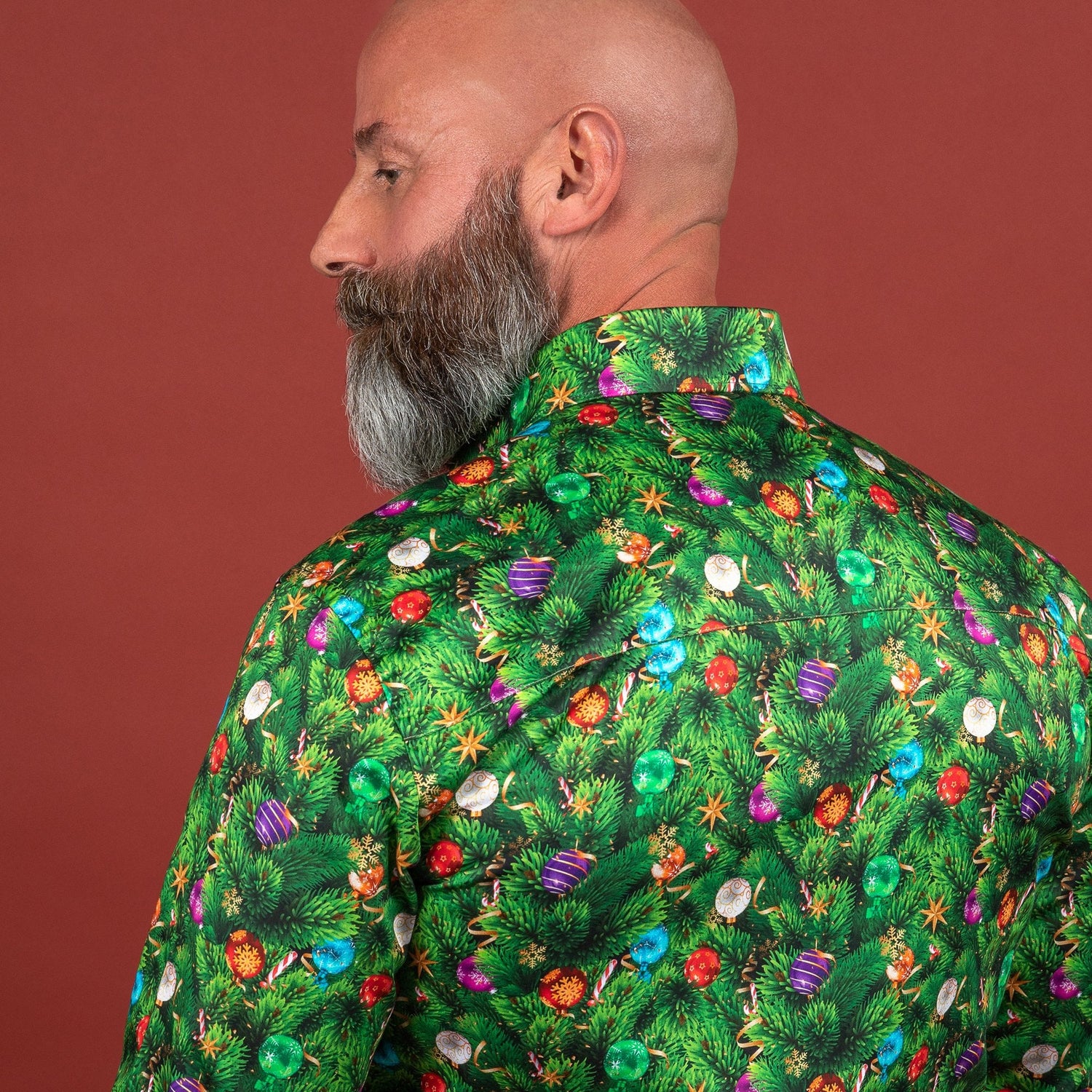 PRE-ORDER: XMAS TREE PRINT SHIRT