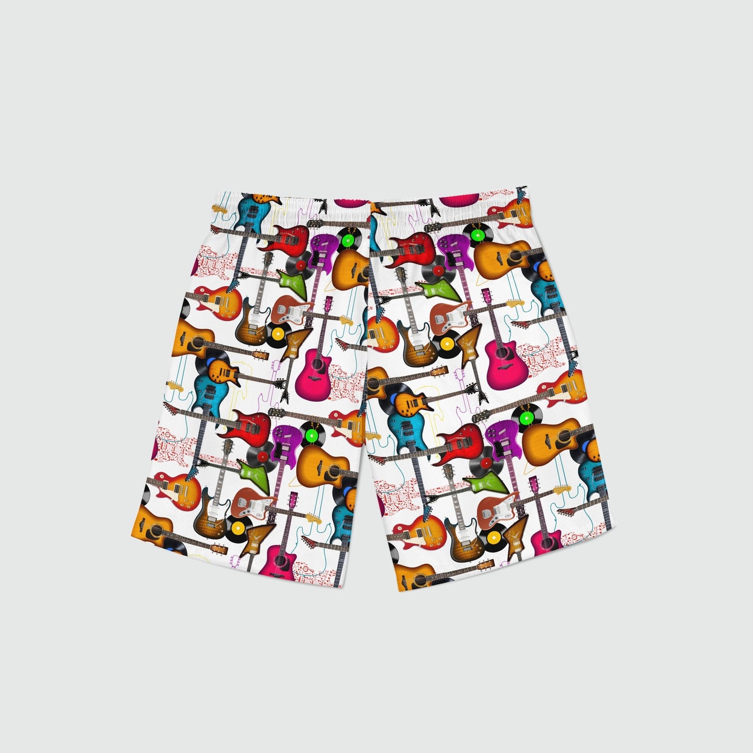 GUITAR COTTON POPLIN PRINT BOXER SHORTS