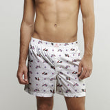 VESPA COTTON POPLIN PRINT BOXER SHORTS