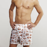 RUGBY PLAYERS COTTON POPLIN PRINT BOXER SHORTS