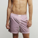 CHECK COTTON POPLIN PRINT BOXER SHORTS