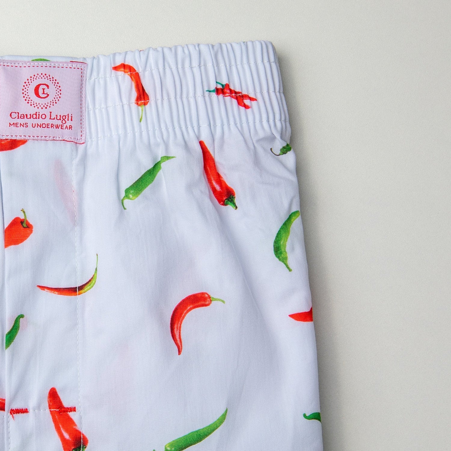 CHILLI PEPPER COTTON POPLIN PRINT BOXER SHORTS