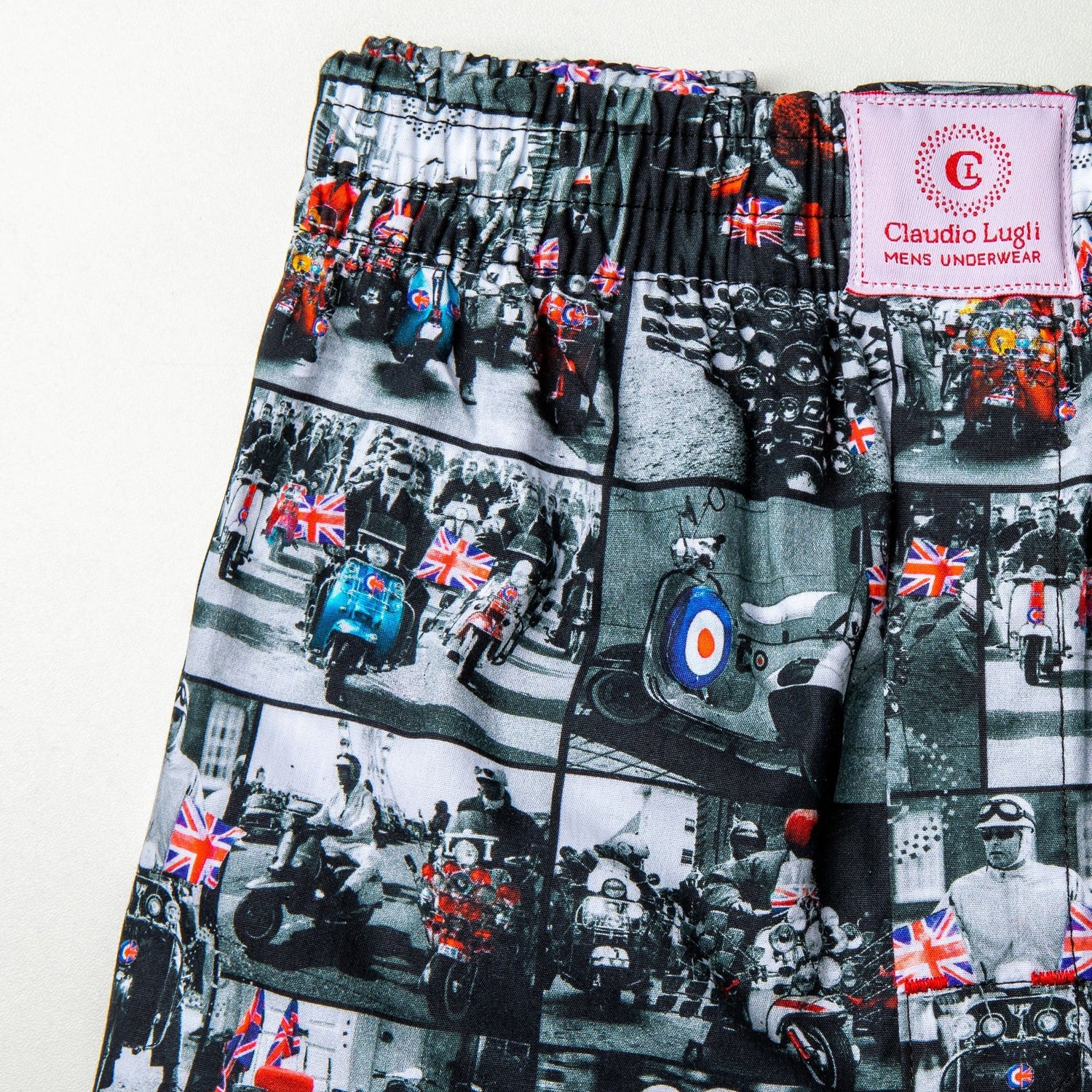 MODS AND ROCKERS COTTON POPLIN PRINT BOXER SHORTS