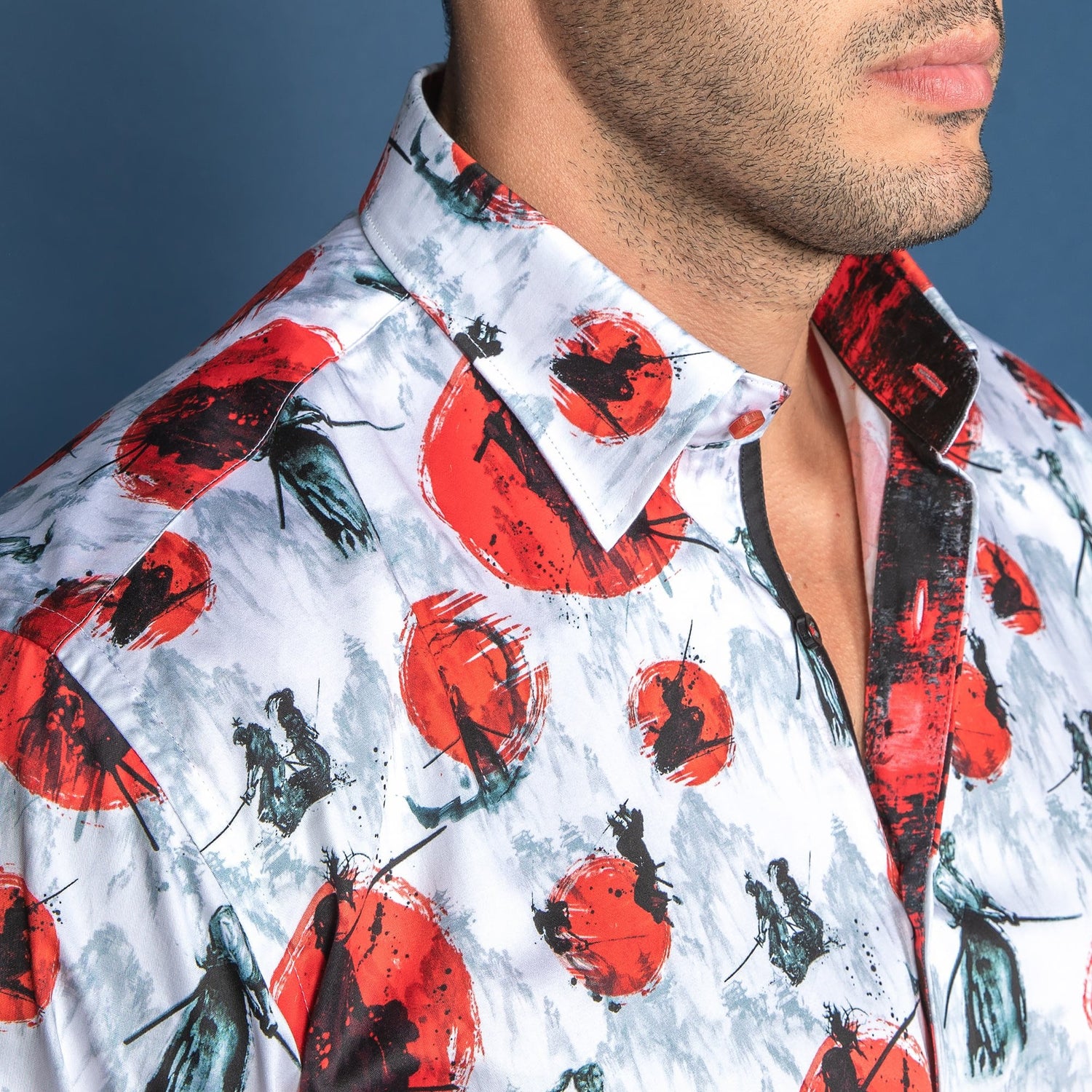 SAMURAI WARRIOR DYNASTY PRINT SHIRT