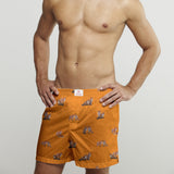 FOX COTTON POPLIN PRINT BOXER SHORTS