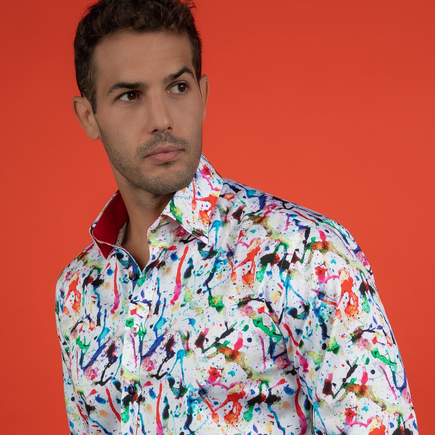 PRE-ORDER - ART ATTACK PAINT SPLASH PRINT SHIRT