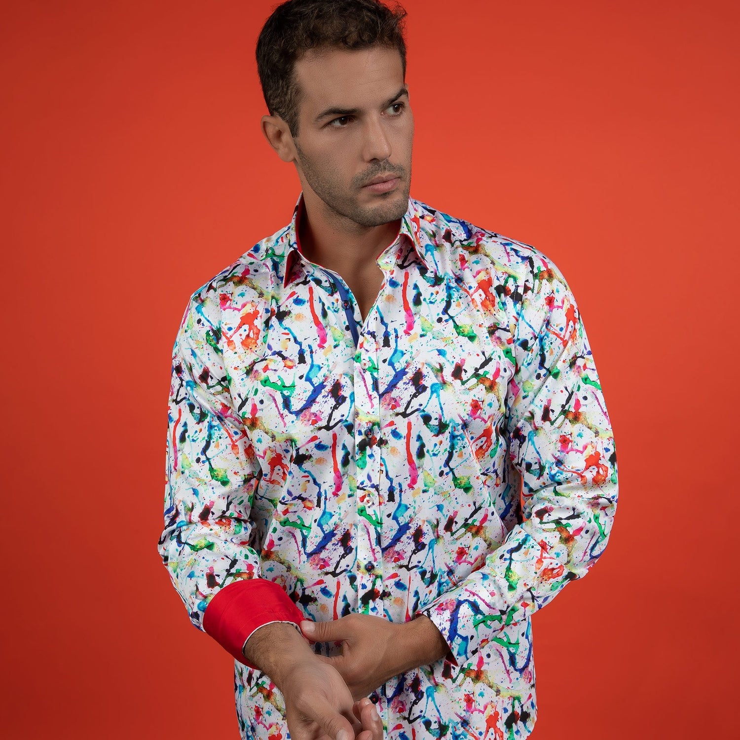 PRE-ORDER - ART ATTACK PAINT SPLASH PRINT SHIRT