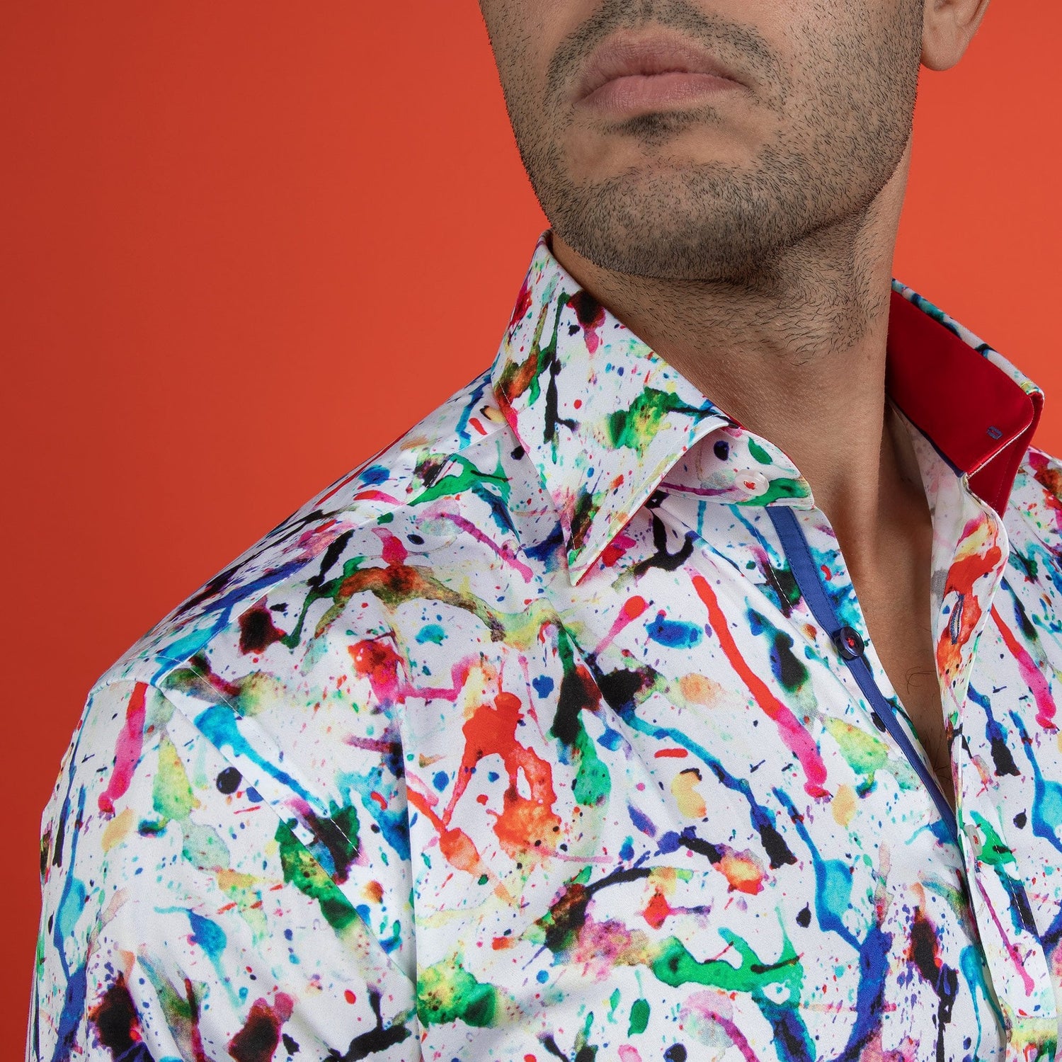 PRE-ORDER - ART ATTACK PAINT SPLASH PRINT SHIRT