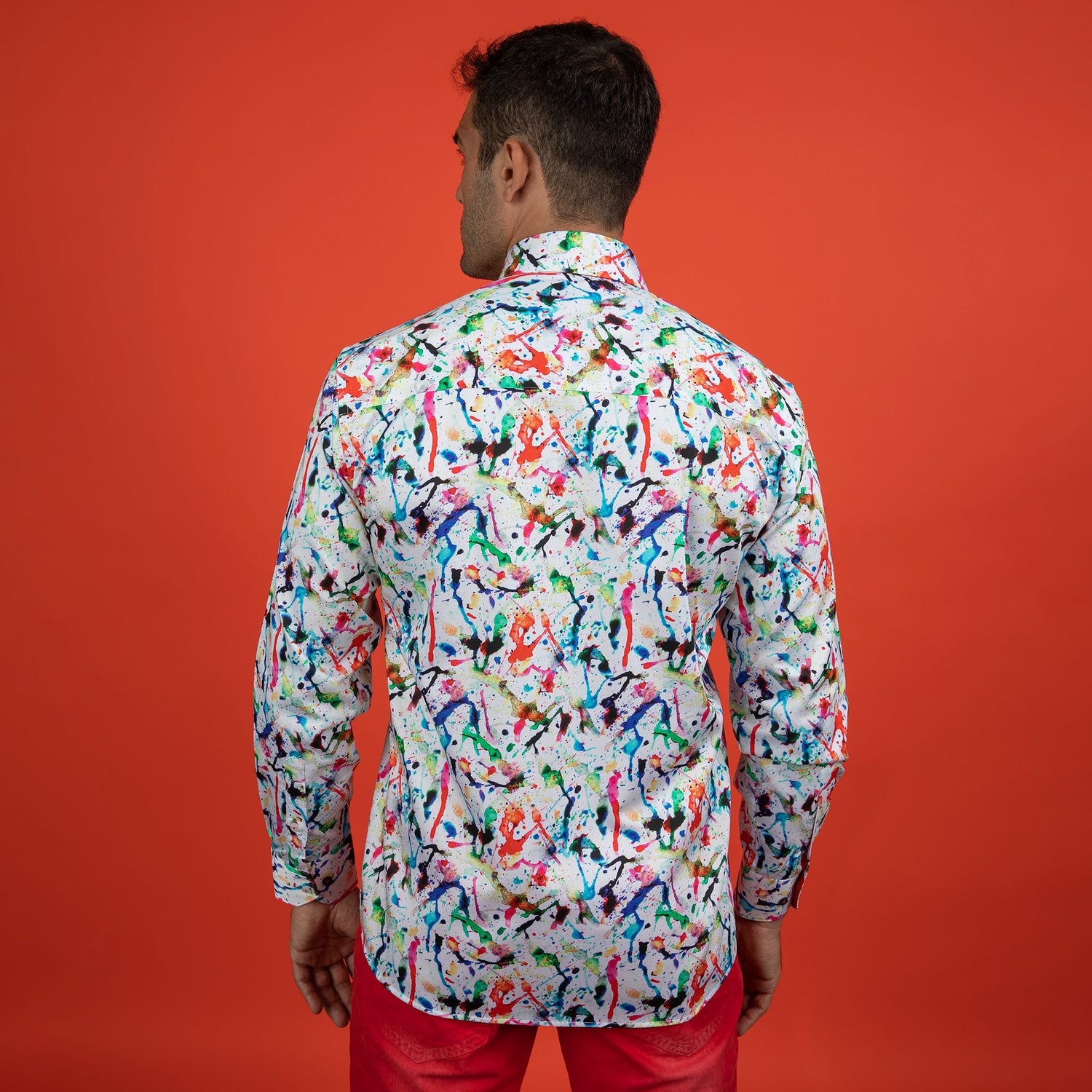 PRE-ORDER - ART ATTACK PAINT SPLASH PRINT SHIRT