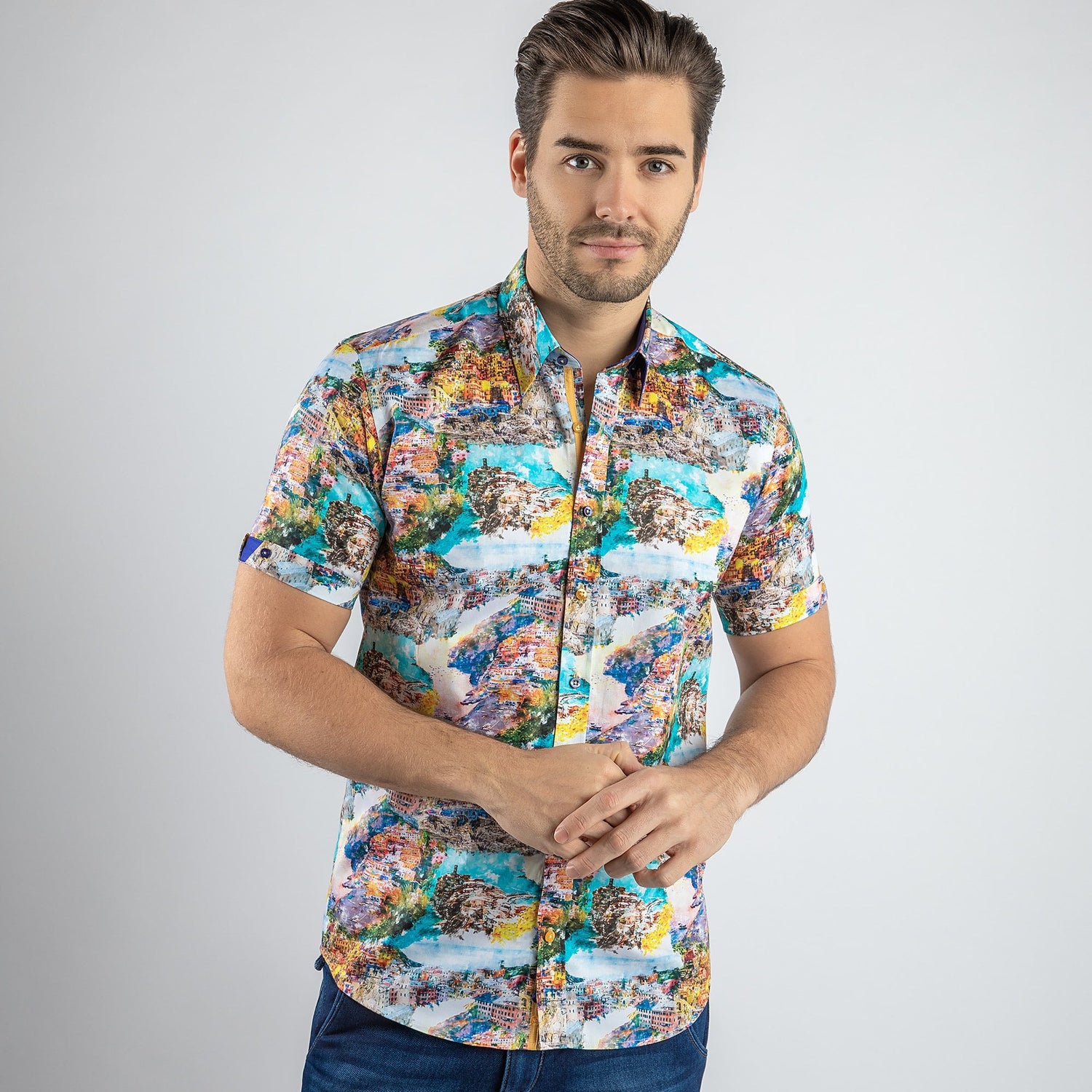 SANTORINI SHORT SLEEVE SHIRT