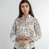 ORNATE HORSESHOE COLLECTION WOMENS  PRINT SHIRT