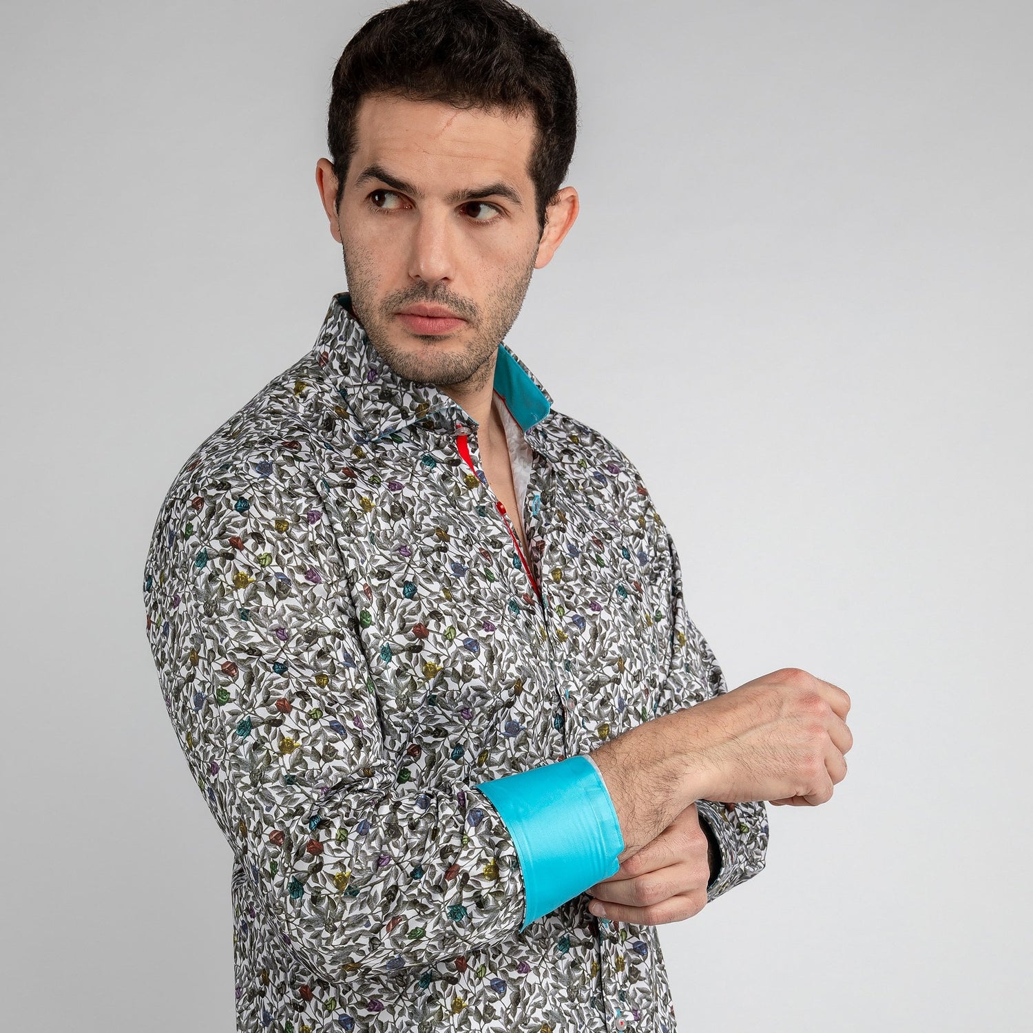 ROSE PETAL MULTICOLOUR PRINT SHIRT