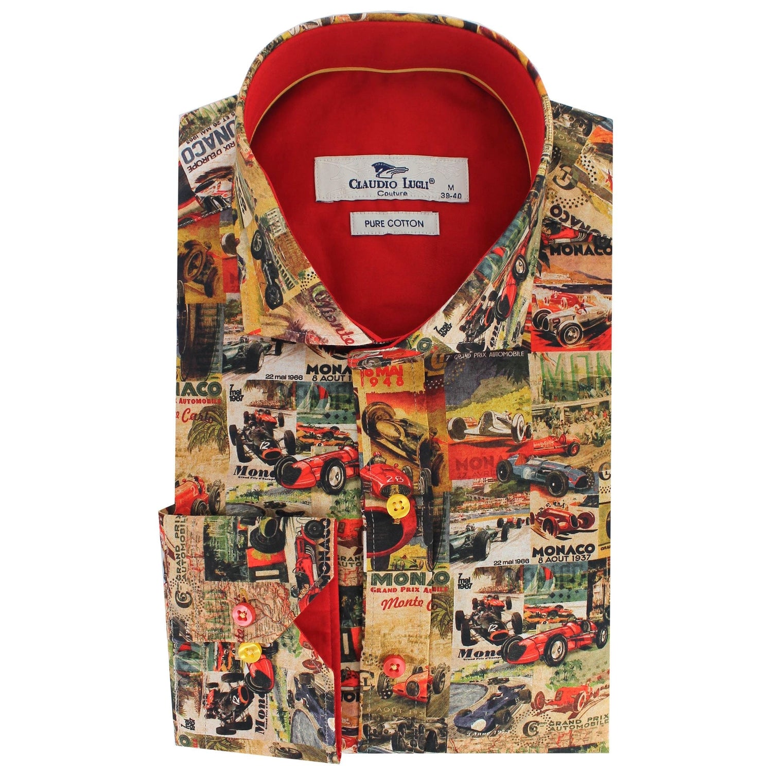 MONACO MONTAGE PRINT SHIRT