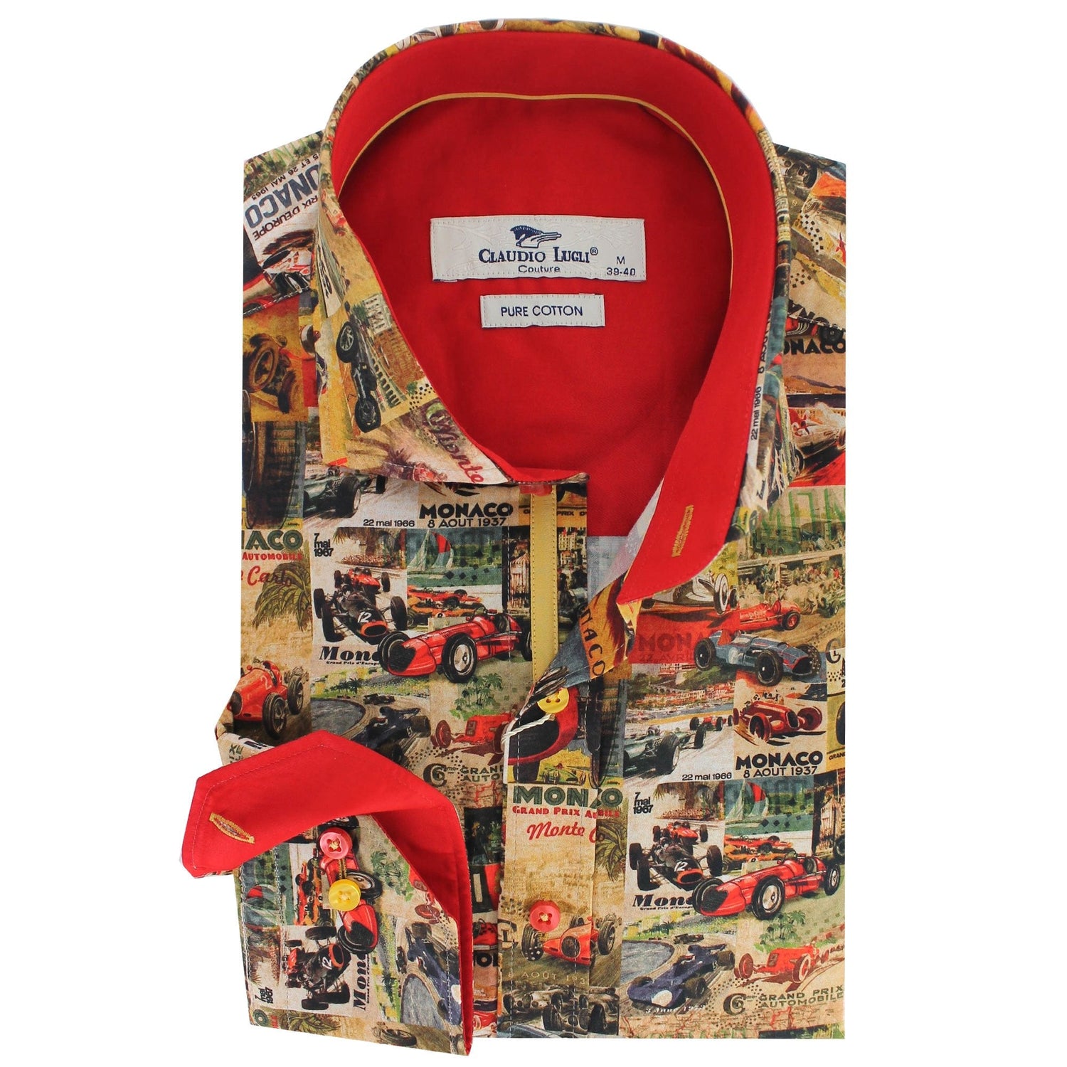 MONACO MONTAGE PRINT SHIRT