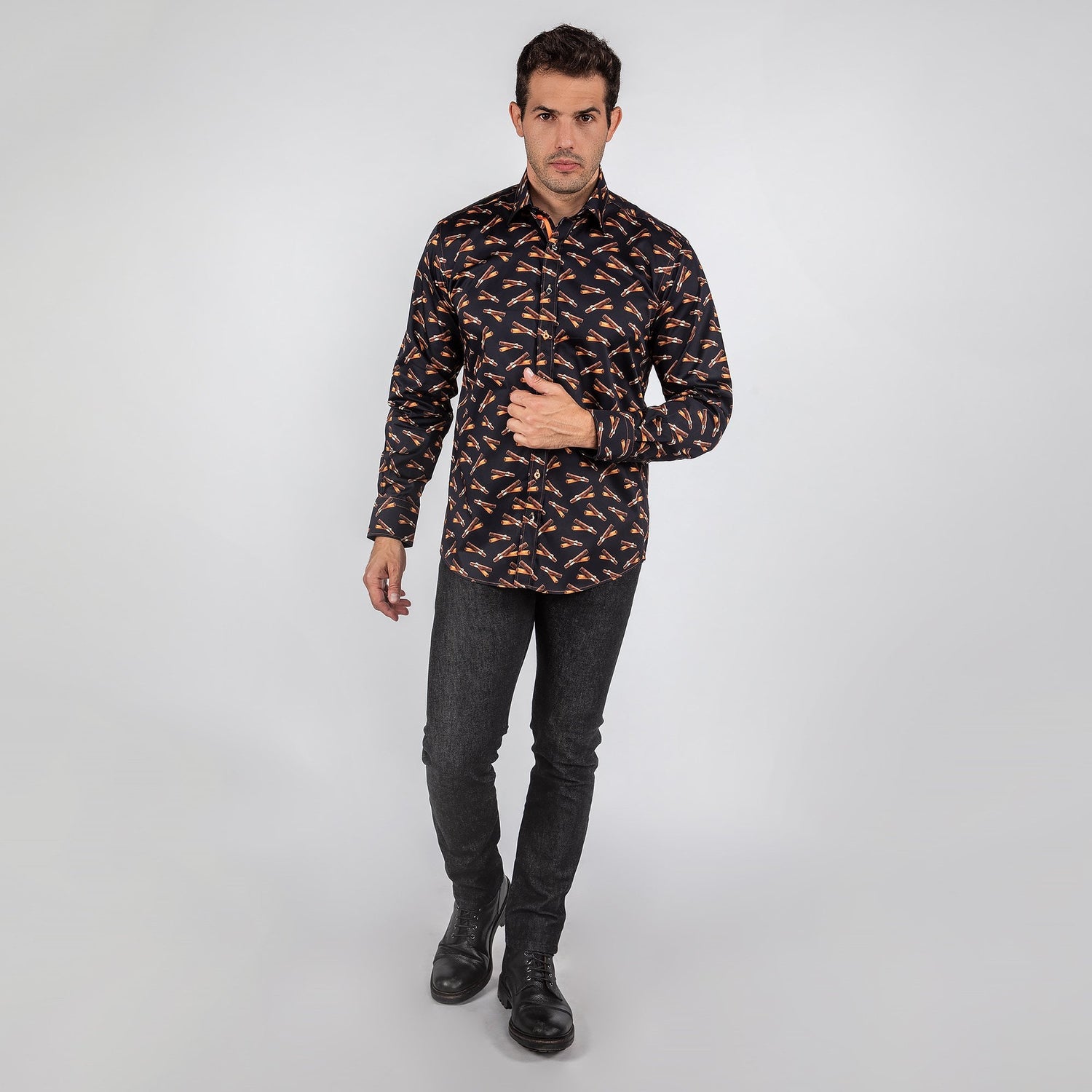 THE CIGAR PRINT SHIRT