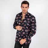 SKULLS AND ROSES TATTOO V2 PRINT SHIRT