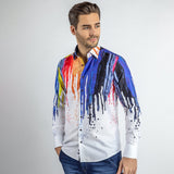 PAINT DRIP PLACEMENT PRINT SHIRT